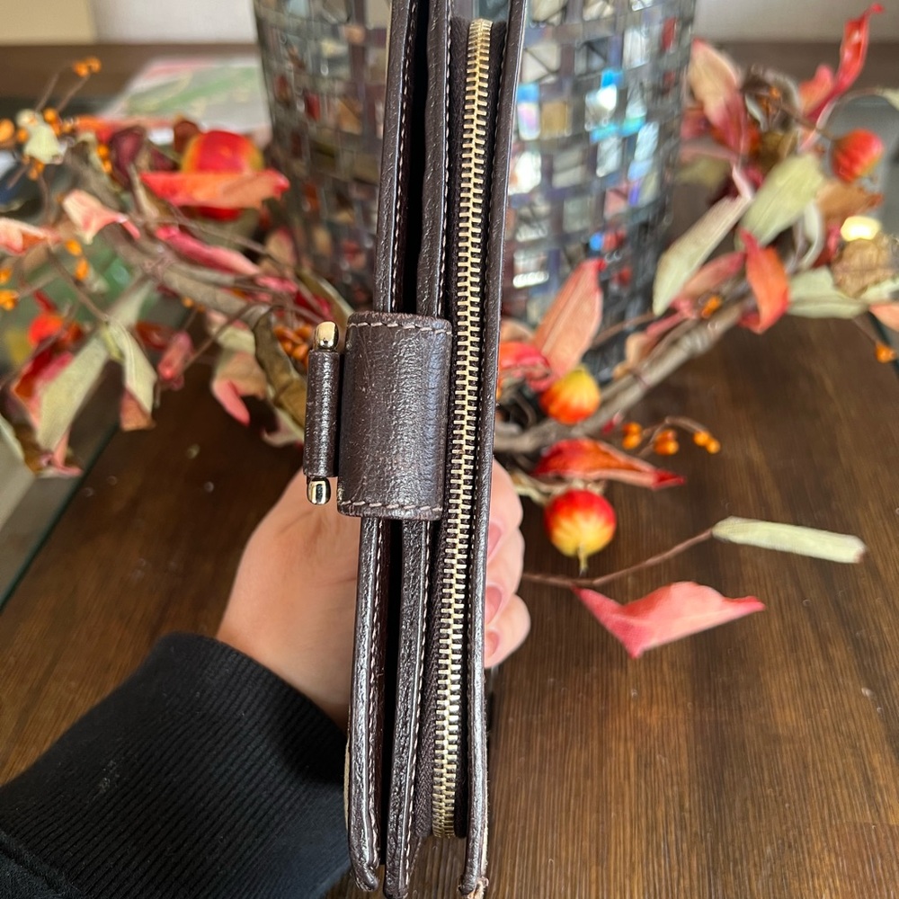 Gucci Abbey Long GG Canvas Beige Wallet - Picture 7 of 15